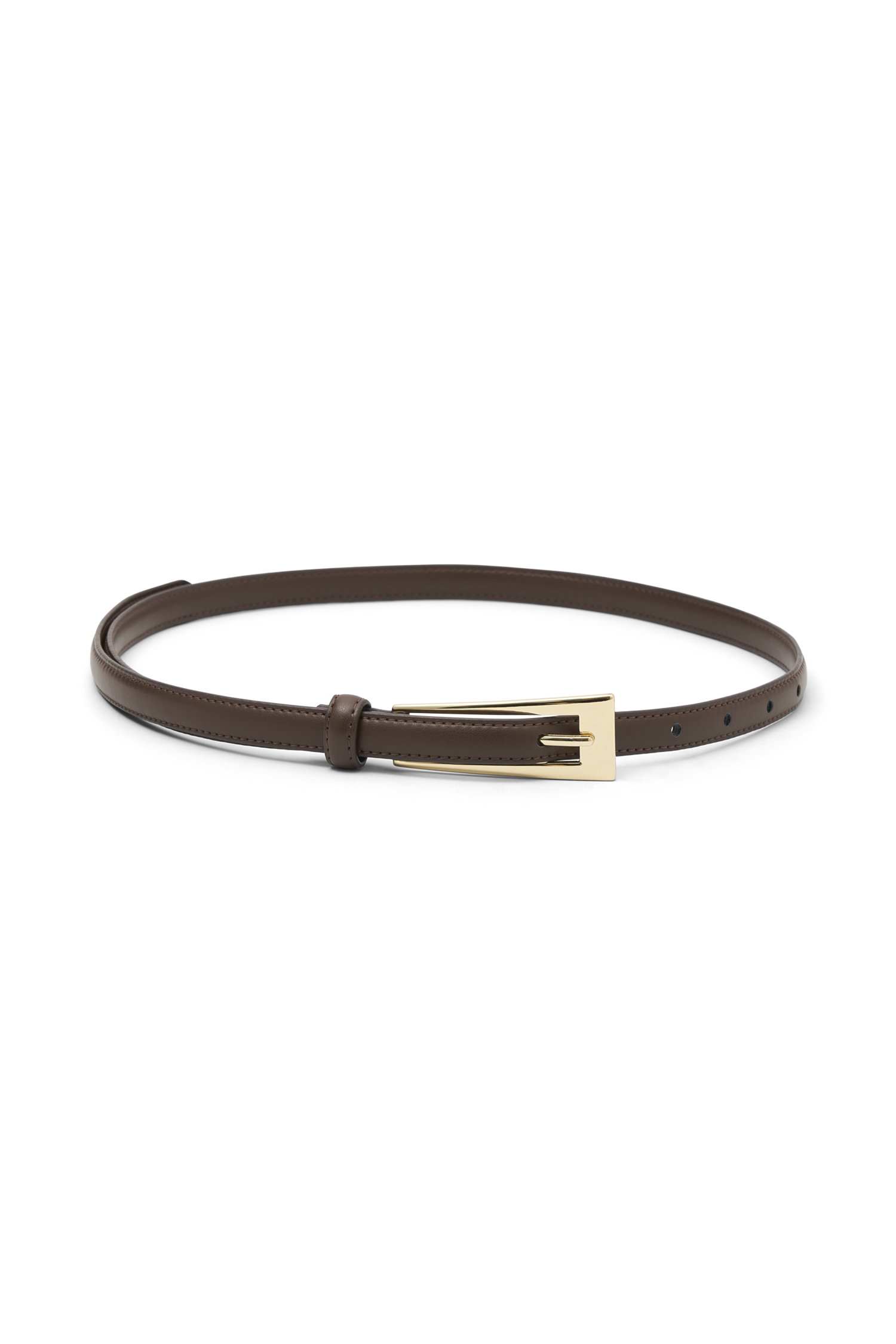 Adrian Belt With Buckle - Chocolate